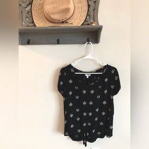 Sonoma Women’s Black Boho Blouse